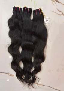 Cabello Indio Virgen Más Vendido, Extensiones de Cabello Natural Ondulado de Templo Indio, Paquetes de Cabello Indio Virgen a Precio Mayorista - Product Image 2