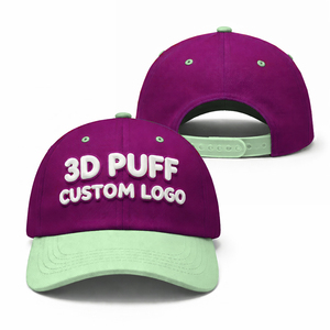 Gorras de Estilo Urbano Personalizadas, Transpirables, Ligeras, de Secado Rápido, Ajustables, Gorras de Béisbol Casuales con Impresión 3D en Relieve - Product Image 1