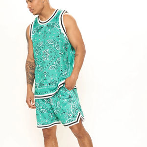 MEERA IMPEX Men's Premium Sleeveless Summer Tank <b>Top</b> and Matching Shorts 100% Polyester Quick Dry Casual Outfit - Product Image 3