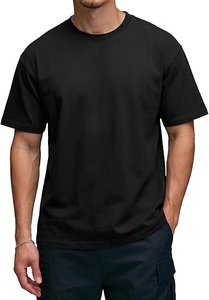 Camiseta Premium 100% Algodón, Logotipo Personalizado, Talla Grande, Tejido Grueso, Sensación Suave, Transpirable, Estilo Casual Urbano, Unisex, OEM, ODM - Product Image 4