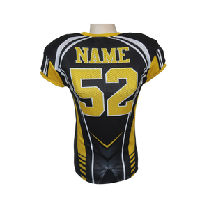 Maillot de football américain en sublimation, logo personnalisé, motif uniforme d'équipe, maillot de football américain en mesh de haute qualité, design personnalisé - Product Image 2