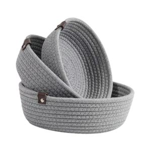 Panier en corde de jute tressé à la main, petite boîte de rangement pour étagère, linge, jouets, essentiels pour bébé, cuisine - Product Image 6