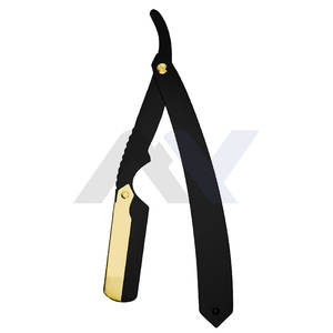 Navaja de Afeitar Profesional para Hombre, Navaja de Afeitar Clásica de Acero Inoxidable, Afeitado Suave, Personalización del Color del Logotipo - Product Image 5