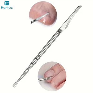 3 Pcs Stainless Steel Manicure Set, Featuring a Double-Head Cuticle Pusher And Storage Box Professional Nail Cuticle Pusher <b>Tool</b> - Product Image 4