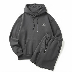 <b>Top</b> Trending Personalized Logo Men Hoodies And Shorts Sets Best Quality Men Hoodies And Shorts Sets For Online Sale - Product Image 1