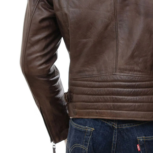 Chaquetas de cuero para hombre, estilo casual, moda urbana, las más vendidas, precio asequible, manga larga, estilo motero. - Product Image 6