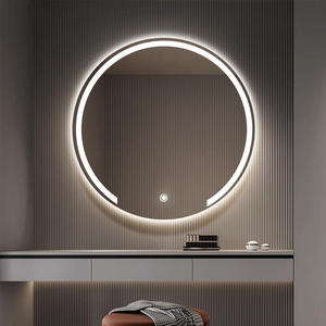 Daystar Trade Round LED <b>Wall</b>-Mounted Touch Switch <b>Bathroom</b> <b>Mirror</b> <b>for</b> Bright Clear Reflection Easy Daily Grooming Modern Decor - Product Image 2