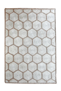 Tapis de luxe indiens tressés en jute naturel tissé à la main Paillassons jacquard uniques pour la maison Hôtel Resort - Product Image 2