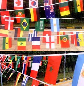 Banderas de poliéster personalizadas 2026 para decoración de bares nacionales, artículos promocionales de EE. UU., Canadá, México, 48 equipos, banderas de países para firmas de mano - Product Image 6
