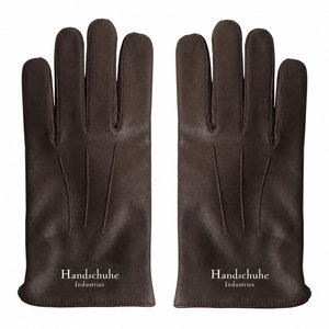 Gants en cuir incroyables, longueur poignet, style uni, chaleur thermique, usage quotidien, hiver, gants en cuir non doublés - Product Image 3