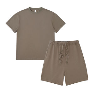 Ensemble de survêtements décontractés pour hommes, coupe ample, avec short personnalisé, idéal pour l'été – Vente en gros - Product Image 1