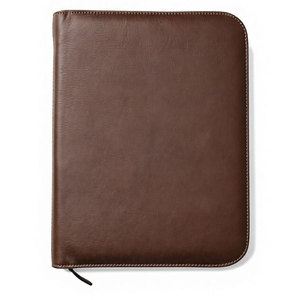 Customized Brown Leather <b>Portfolio</b> Organizer Document <b>Folder</b> Card Holder laptop holder - Product Image 1