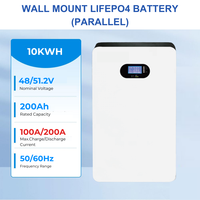 Système solaire de secours Solis 5kW 10kWh avec onduleur haute tension, batterie LifePO4 et panneau solaire pour usage domestique