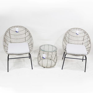 Comhome Space-Efficient Minimalist Metal Folding Table and Chairs <b>Set</b> for <b>Small</b> Outdoor Areas Vietnam Garden - Product Image 4