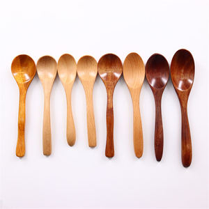 Ensemble de cuillères en bois personnalisées en bambou et bois d'acacia écologiques classiques pour cadeaux, de haute qualité, durables, très vendues - Product Image 4