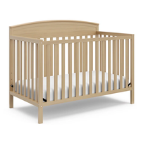 Table à langer Furaka moderne en bois massif, convertible 5-en-1, lit bébé, ensemble de literie, taille personnalisée pour chambre d'enfant