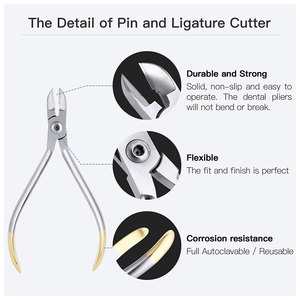Pince d'extraction dentaire à fragment radiculaire, personnalisable, à intervention minimale, certifiée CE ISO, en acier inoxydable EMS - Product Image 5