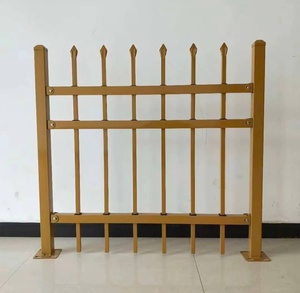 Panel de Cerca Ornamental de Hierro Forjado, Acabado Galvanizado con Recubrimiento en Polvo, 6 Pies de Altura, Impermeable y Fácil de Instalar - Product Image 1