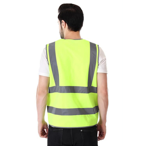Chaqueta de Trabajo de Alta Visibilidad para Hombre, Chaleco Reflectante para Exteriores, Ropa de Protección Industrial y de Construcción, Duradera - Product Image 2