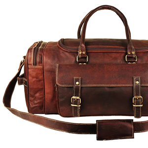 Sac de sport de voyage et de camping unisexe de luxe léger et de grande capacité, en cuir imperméable, durable et de qualité supérieure - Product Image 4