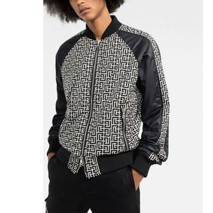 Otoño invierno logotipo personalizado OEM chaqueta de los hombres de nylon acolchado forro a prueba de viento impermeable hombres chaqueta bomber - Product Image 2