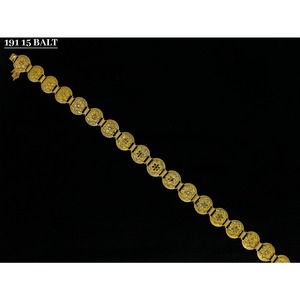 Cinturón de cintura elegante de aleación chapado en oro, cinturón de monedas chapado en oro, cinturón árabe, cinturón de Oriente Medio, cinturón islámico para boda - Product Image 1