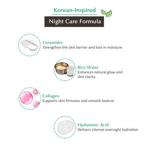 Crema de Noche Coreana de Alta Calidad para una Hidratación Profunda y Reparación de la Piel Durante la Noche, Disponible a Precio de Mayoreo - Product Image 2