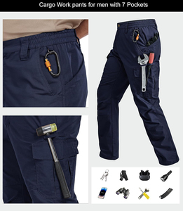 Pantalon de travail haute performance en tissu Ripstop renforcé – Fournisseur de vêtements de travail - Product Image 3