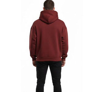 New Arrival Heavyweight Hoodie For Men <b>Thick</b> <b>Fleece</b> Cotton Pullover Hooded Warm Casual Streetwear Winter Fashion Wear - Product Image 3