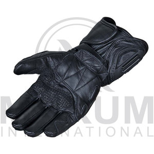 Guantes de carreras de cuero de dedo completo con protección en la palma para montar, unisex - Product Image 6