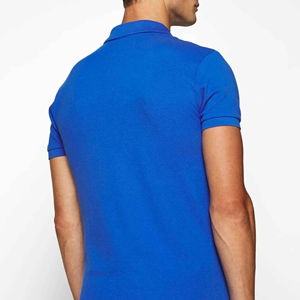 Chemises pour hommes de haute qualité avec logo personnalisé imprimé, en tissu Spandex/Polyester, anti-plis, avec poche, unisexe, manches courtes - Product Image 3
