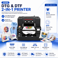 Imprimante DTF DTG A3 3250D 32x50cm Epson XP600 L805 avec encre blanche pour l'impression de t-shirts et vêtements personnalisés