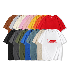 High Quality Men's Casual 100% Cotton Oversized O-Neck Loose Fit T-Shirt Vintage <b>Acid</b> Washed Style with <b>Drop</b> Shoulder Men Tees - Product Image 5