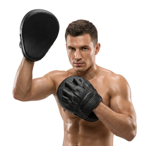 Guantes de Boxeo de Alta Calidad en Oferta, Guantes Curvos para MMA con Correa para la Muñeca, Almohadillas de Golpeo de Alta Densidad con Absorción de Impactos - Product Image 3