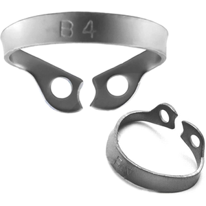 Pinza de Aislamiento para Dique de Goma B4 de Acero Inoxidable, Manual, Ergonómica, para Molares, Autoclavable, Reutilizable, Instrumento Dental - Product Image 1