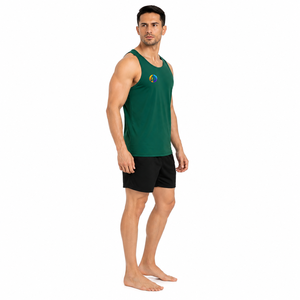 Camiseta deportiva transpirable para hombre con diseño minimalista, ideal para el fin de semana, paseos de verano y uso diario. - Product Image 4