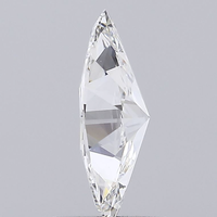 Diamante Cultivado en Laboratorio de Corte Excelente, 1 Quilate, VS1, Color F, Forma Marquesa Alargada, Certificado IGI, HPHT CVD, Diamante Suelto para Anillo de Compromiso