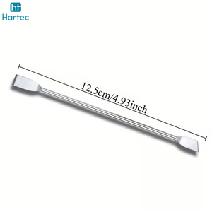 Empujador de cutículas de doble punta de acero inoxidable para el cuidado de las uñas, diseñado para eliminar la piel muerta, herramientas de manicura para uso en salones. - Product Image 3