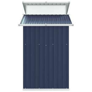 Anthracite 106.3"x51.2"x82.1" Galvanized Steel Garden <b>Shed</b> for <b>Sheds</b> & <b>Storage</b> - Product Image 5