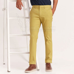 Pantalones Chinos para Hombre, Algodón Premium, Corte Slim Fit, Casuales, Rectos, Ligeros, Cómodos para Uso Diario - Product Image 3