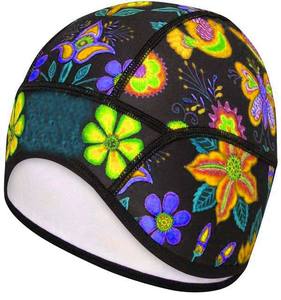 Bonnet d'hiver en acrylique tricoté sur mesure avec revers et strass pour femme, bonnet avec logo - Product Image 3