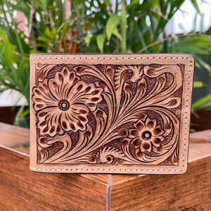 OEM ODM personnalisé dernier nouveau luxe classique Durable usiné à la main en cuir véritable homme à deux volets court porte-cartes et porte-monnaie portefeuilles - Product Image 4