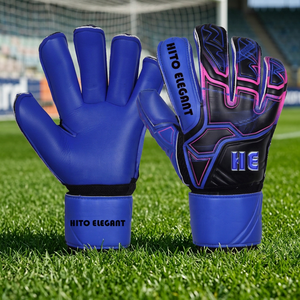 Gants de gardien de but professionnel Nouveau design Gants de football Doigt de protection Gants de gardien de but de football respirants - Product Image 4