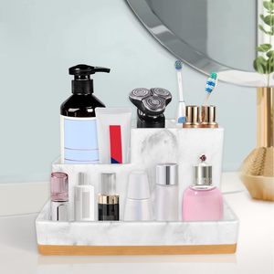 Bathroom Countertop Organizer with Tray, <b>Large</b> Size Toothbrush Holder Organizer, Vanity Storage for Bathroom, - Product Image 4