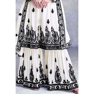 Ensemble de costume de taille XL de créateur avec broderie de paillettes à plusieurs aiguilles - Product Image 4