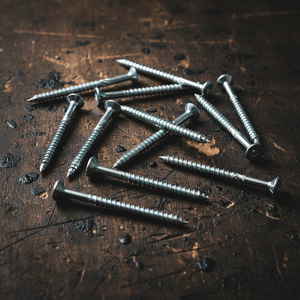Tornillos de Cabeza Plana de Acero Clase 4.8 y 6.8, Rosca Gruesa, Autoperforantes, Zincados, Fijaciones Métricas PDC - Product Image 1
