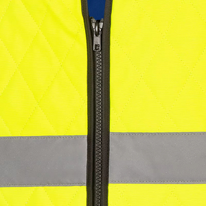 Chaleco de Seguridad Reflectante 100% Poliéster, Impermeable y Resistente al Agua, con Cremallera Frontal, Logotipo Personalizado, Ropa de Trabajo de Alta Visibilidad - Product Image 6
