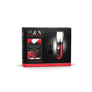 Recortadora de barba profesional S&N Hair Trimmer RFC-208 para hombres con accesorios y cargador - Product Image 2
