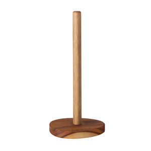 Porte-rouleau de cuisine en bois d'acacia de qualité supérieure, support à papier essuie-tout en bois artisanal pour cuisine et restaurant, vente en gros d'usine au Vietnam - Product Image 1