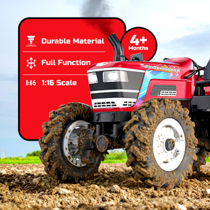 Tractor de Juguete Mahindra NOVO RC para Niños, Camión a Control Remoto, Recargable por USB Tipo-C, Modelo Original con Licencia, Vehículo Controlado por Aplicación - Product Image 4